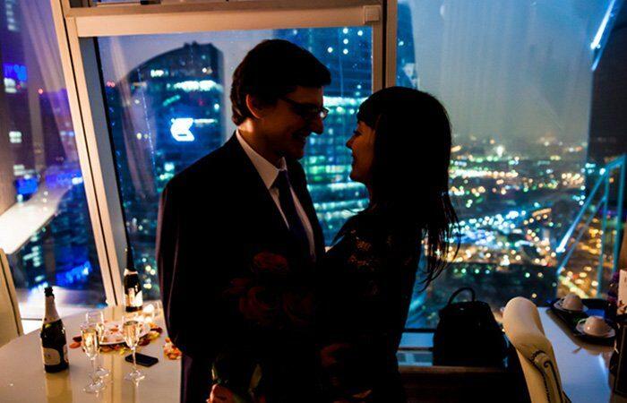 романтический вечер для двоих в Москва Сити